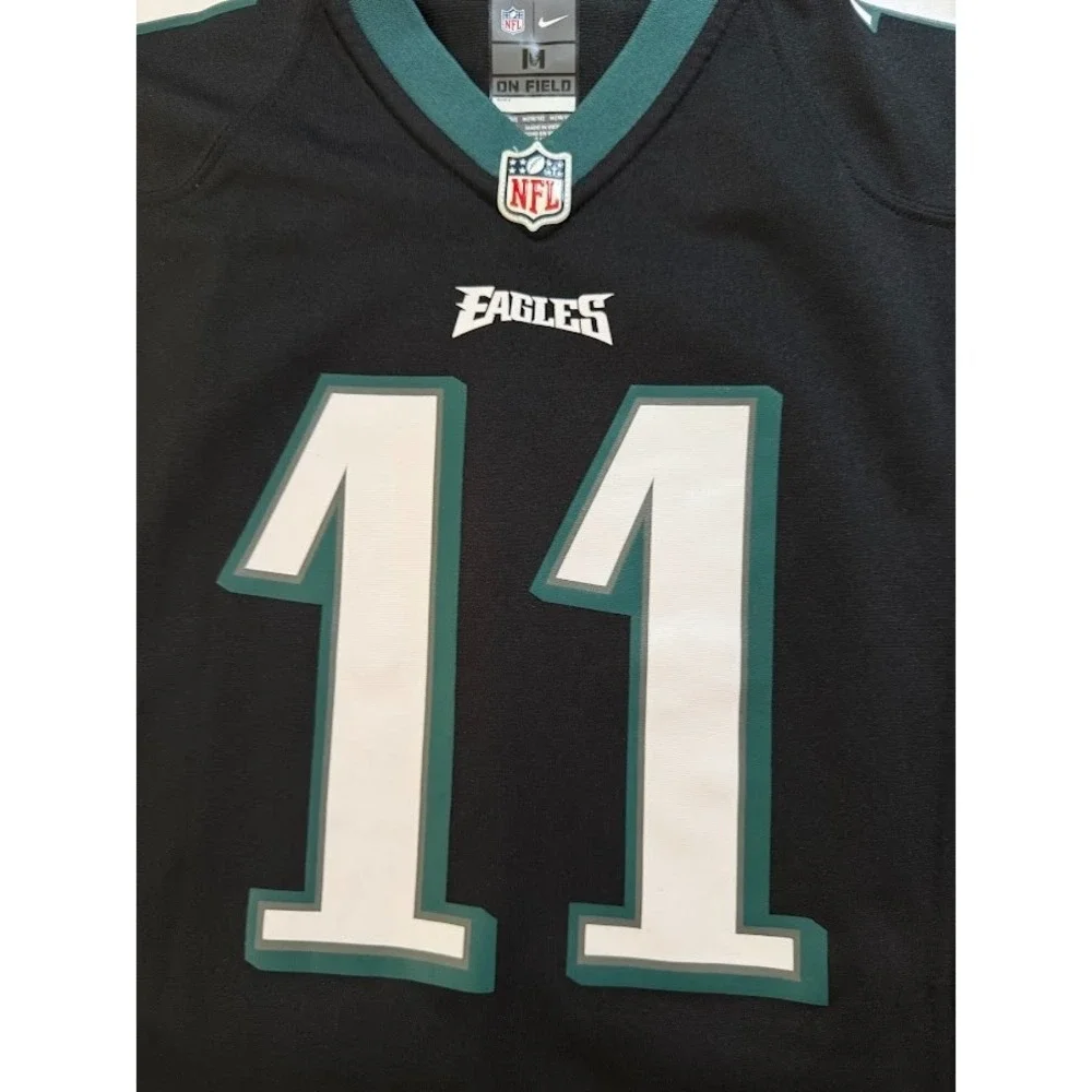 Philadelphia Eagles Wentz #11 Nike NFLPL Jersey Boys Medium Black Short Sleeve.‎